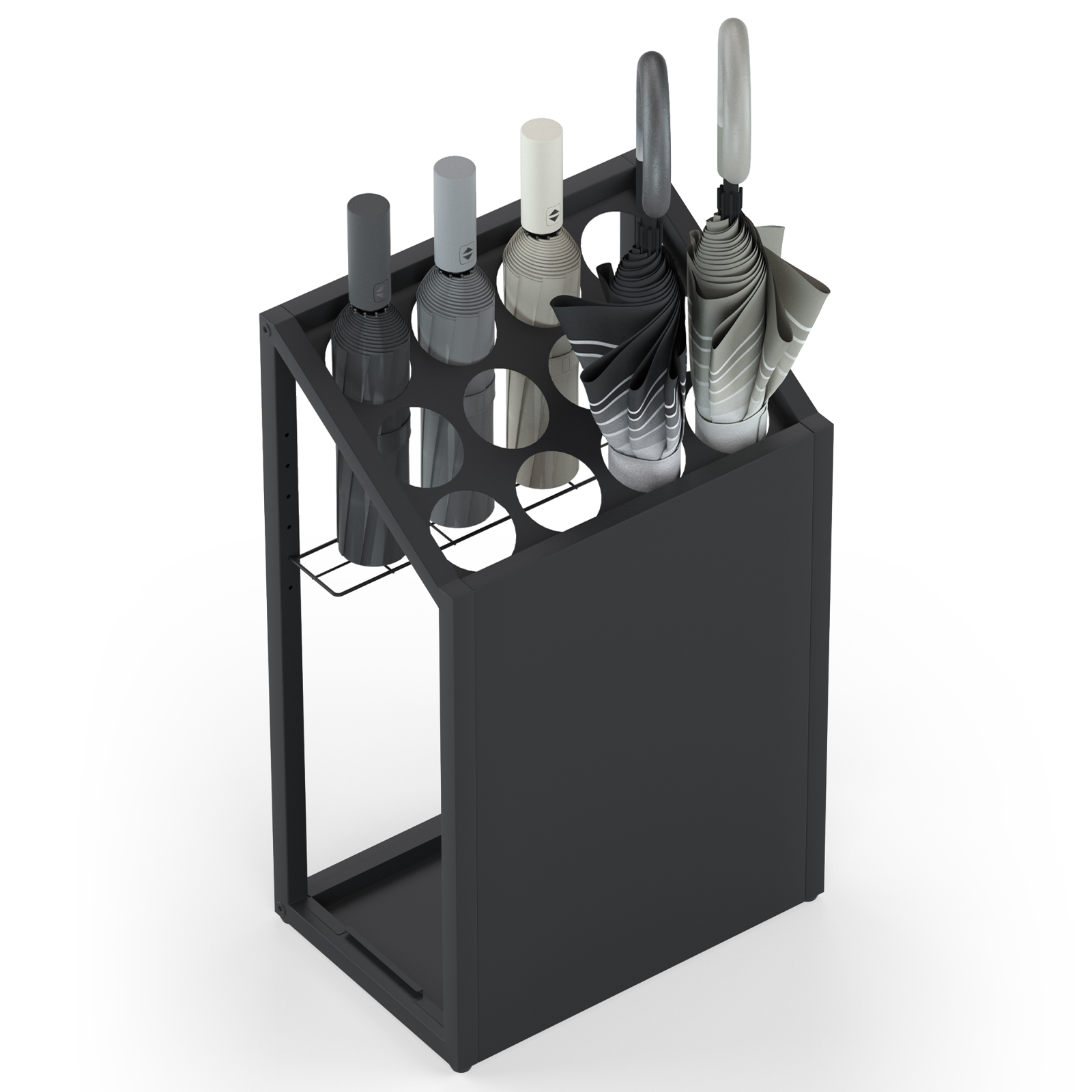 PROBASTO 傘立て スリム おしゃれ 北欧 業務用 外置き 錆びない 倒れ