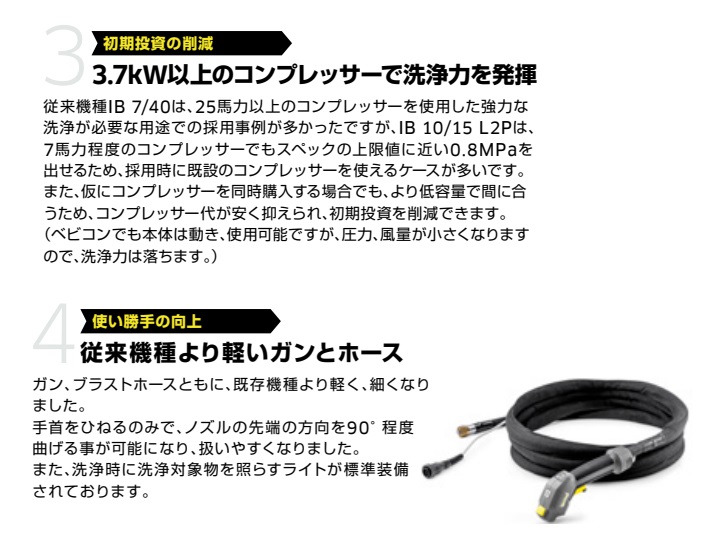 ケルヒャー ドライアイスブラスター IB 10...の詳細画像5