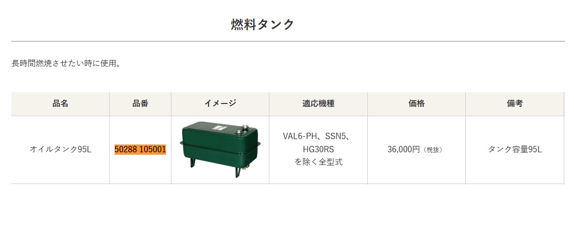 静岡製機 shizuoka 燃料タンク オイルタンク 95L 50288 105001 ○YA513 