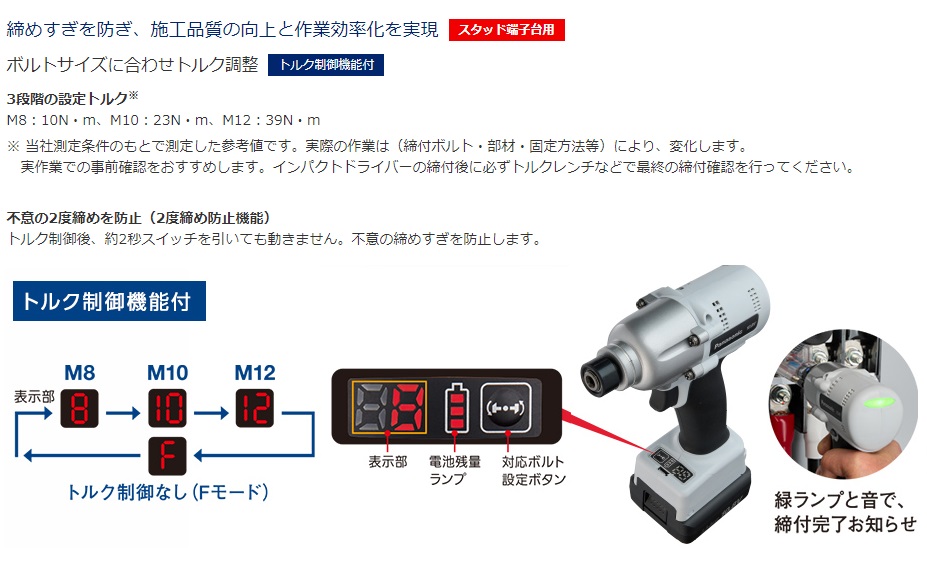 Panasonic（パナソニック） 充電インパクトドライバー※本体のみ 