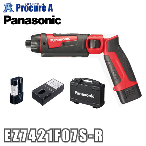 �p�i�\�j�b�N Panasonic �[�d�X�e�B�b�N�h�����h���C�o�[ ��/���b�h (�{�́{�d�r�p�b�N1�{�[�d��{�P�[�X) EZ7421F07S-R ��YA513
