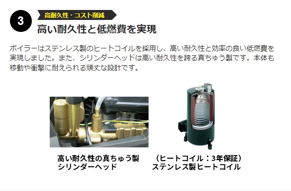 ケルヒャー karcher 業務用 温水高圧洗浄機 100V電源 1.064-904.0 HDS 4/7 U (50Hz) *JP ●YA513 | ケルヒャー | 06