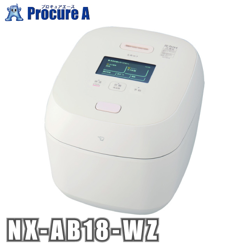 ZOJIRUSHI �ۈ� ����IH���уW���[ �������� �ō��􃂃f�� 1���`1������ �� �z���C�g NX-AB18-WZ