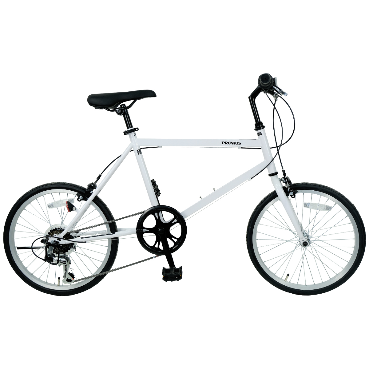 PROVROS 自転車 20インチ ミニべロ 小径車 軽量 シマノ6段変速