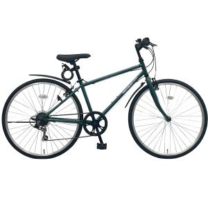 PROVROS クロスバイク 自転車 26インチ シマノ6段変速ギア 泥除け LEDライト ワイヤー...