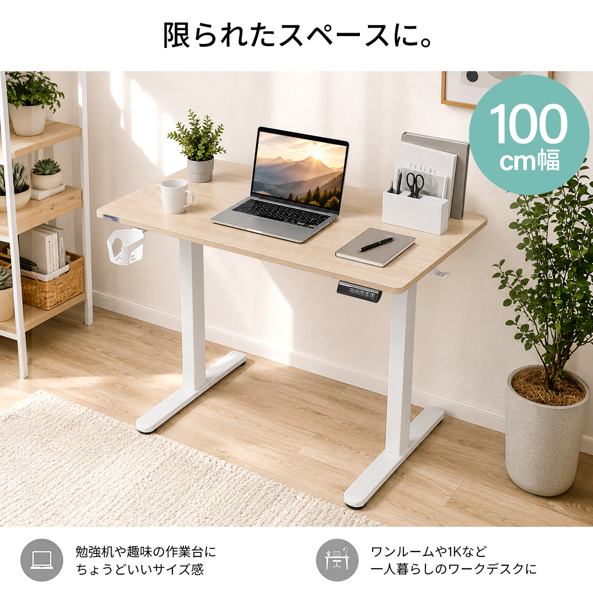 PROVROS（プロブロス） [組立品] PROVROS HOME 昇降デスク 電動 幅