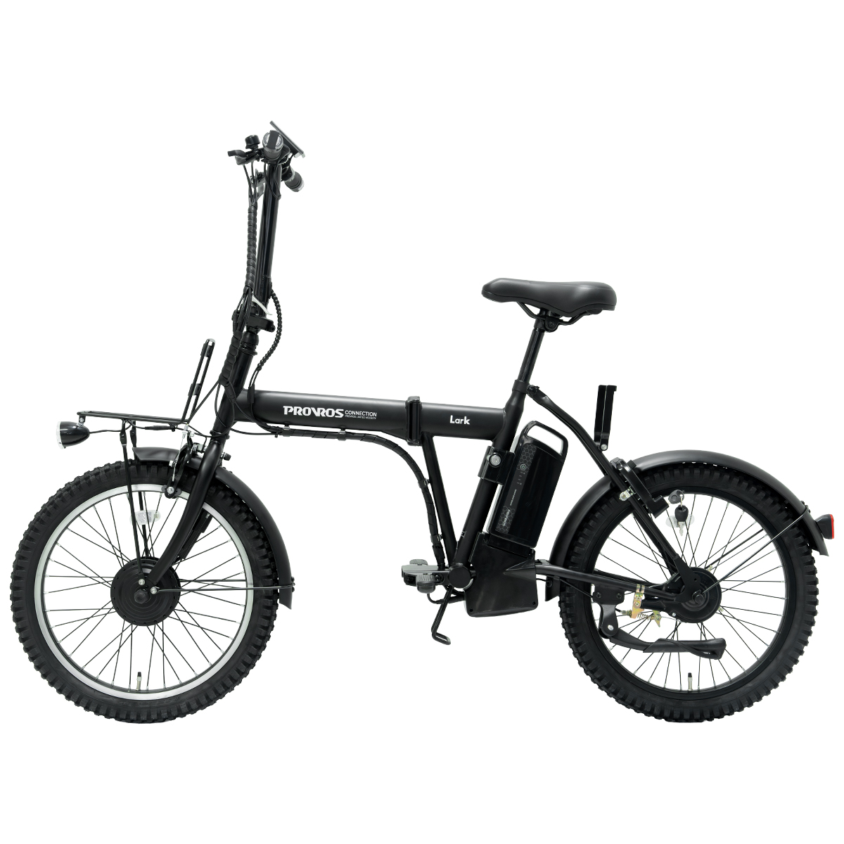 Lark 特定小型原動機付自転車 免許不要 20インチ 16歳以上 折りたたみ 車道・歩道走行可能 性能等確認制度適合済 PROVROS プロブロス P-MCE20F | PROVROS | 01