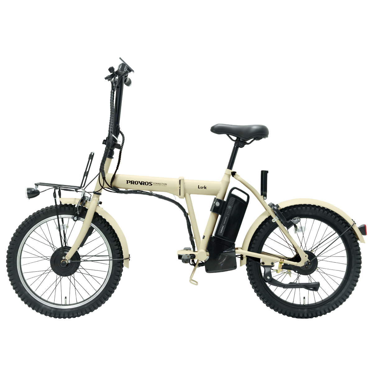 Lark 特定小型原動機付自転車 免許不要 20インチ 16歳以上 折りたたみ 車道・歩道走行可能 性能等確認制度適合済 PROVROS プロブロス P-MCE20F | PROVROS | 03