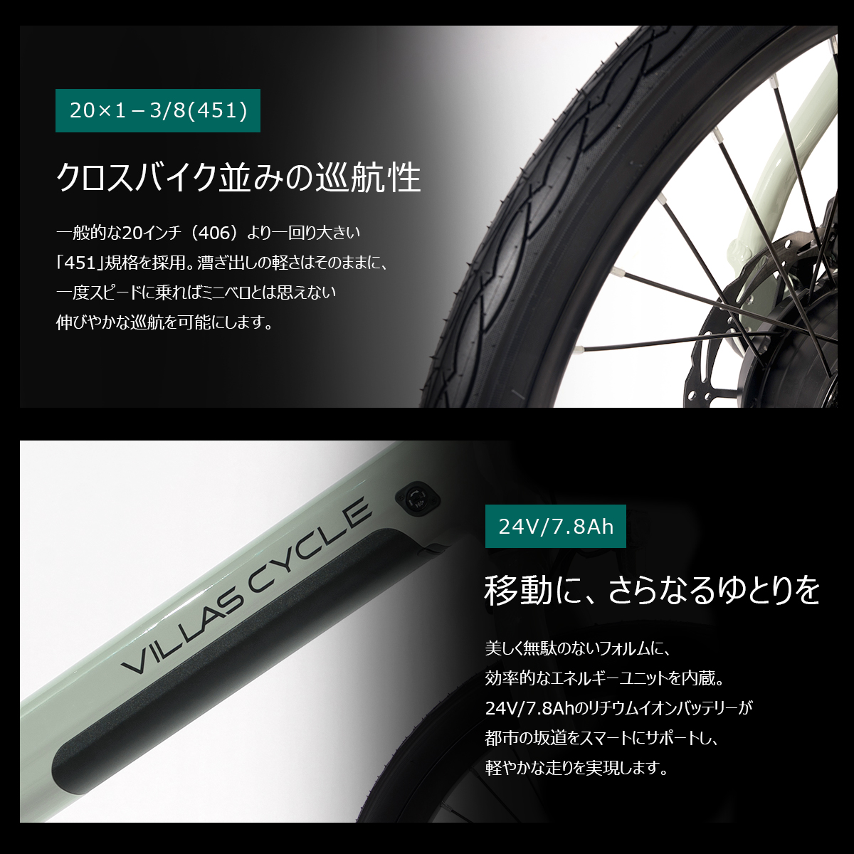 【型式認定・JIS基準合格】電動自転車 電動アシスト自転車 20インチ シマノ外装7段 型式認定 後輪駆動 最大51km走行 公道可能 PROVROS CELERA セレラ | PROVROS | 13