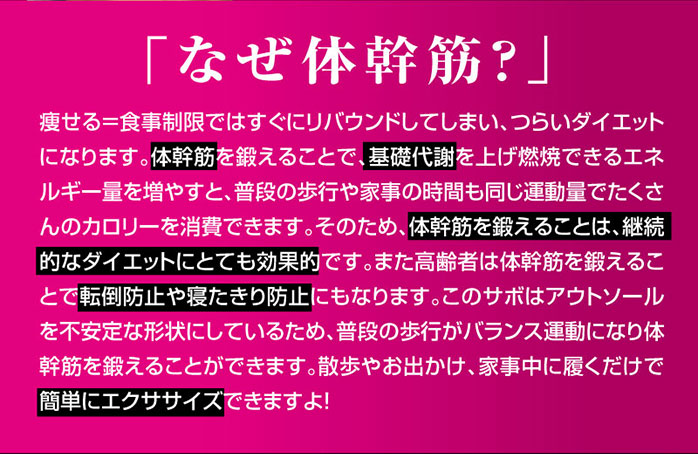 なぜ体幹筋？