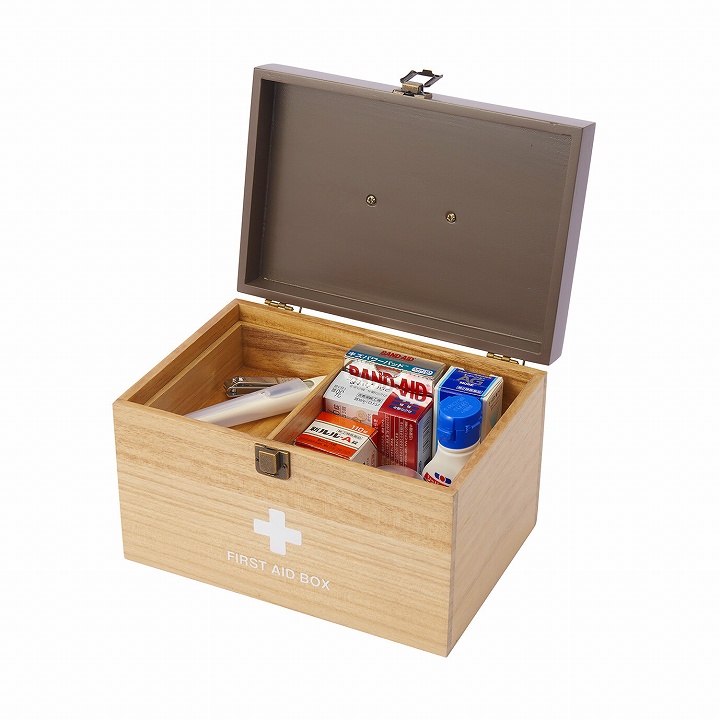 木製品コレクション Wooden Case 木製救急箱