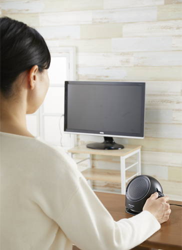 テレビの音も聞こえる 手もとスピーカー テレビスピーカー ブラック 介護 お年寄り 耳元スピーカー