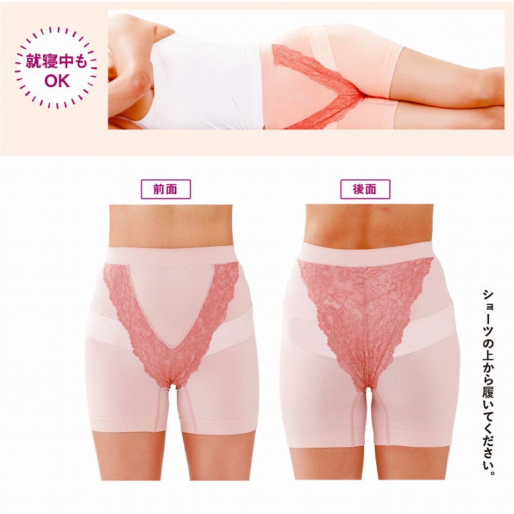 就寝中もOK　ショーツの上から履いてください