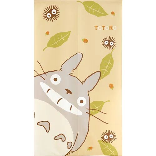 スタジオジブリ となりのトトロのれん トトロ 150×85cm