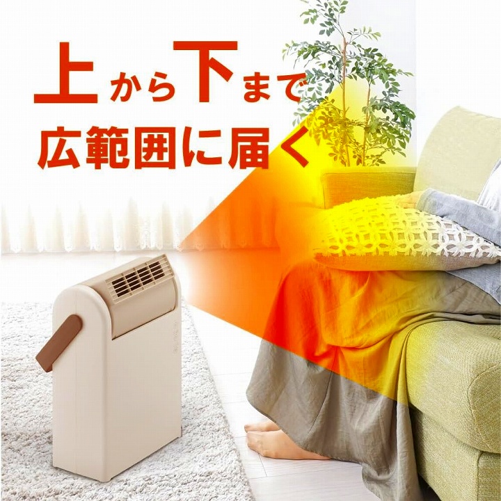 上を向く大風量セラミックヒーター Pocara CHY-125