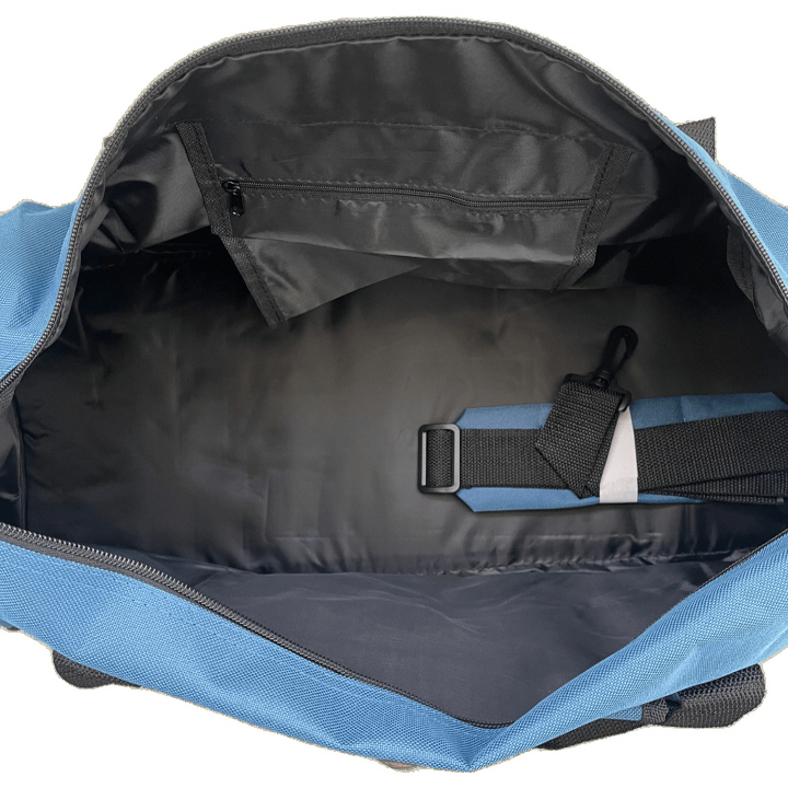 たっぷり入る ボストンバッグ 36L ブルー