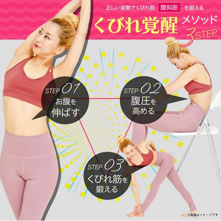 正しい姿勢でくびれ筋 腹斜筋 鍛える