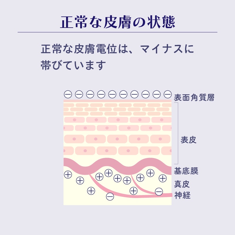 正常な皮膚の状態