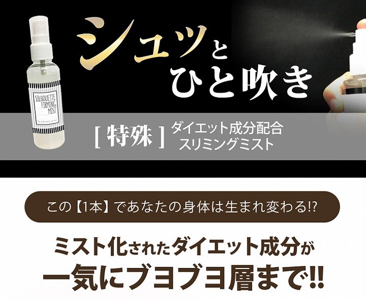 シュッと一吹き、スリミングミスト