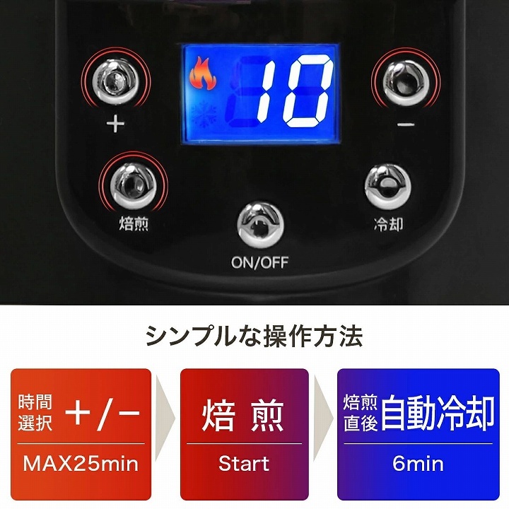 シンプルな操作方法