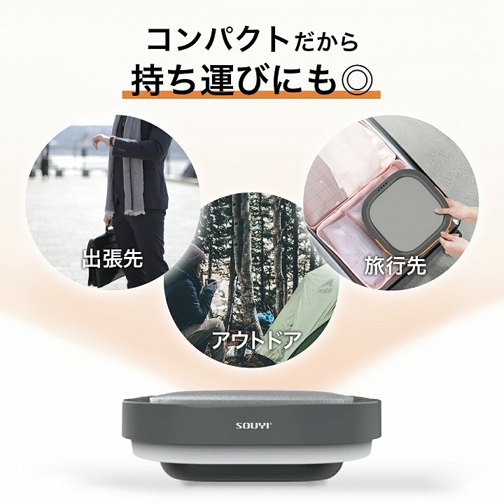 出張先、アウトドア、旅行先