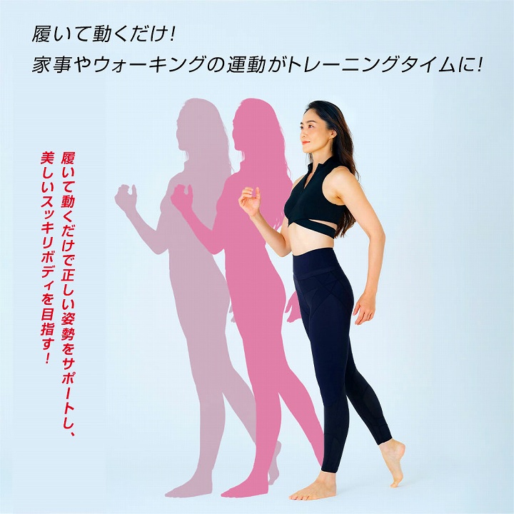 履いて動くだけ 家事やウォーキングの運動がトレーニングタイムに