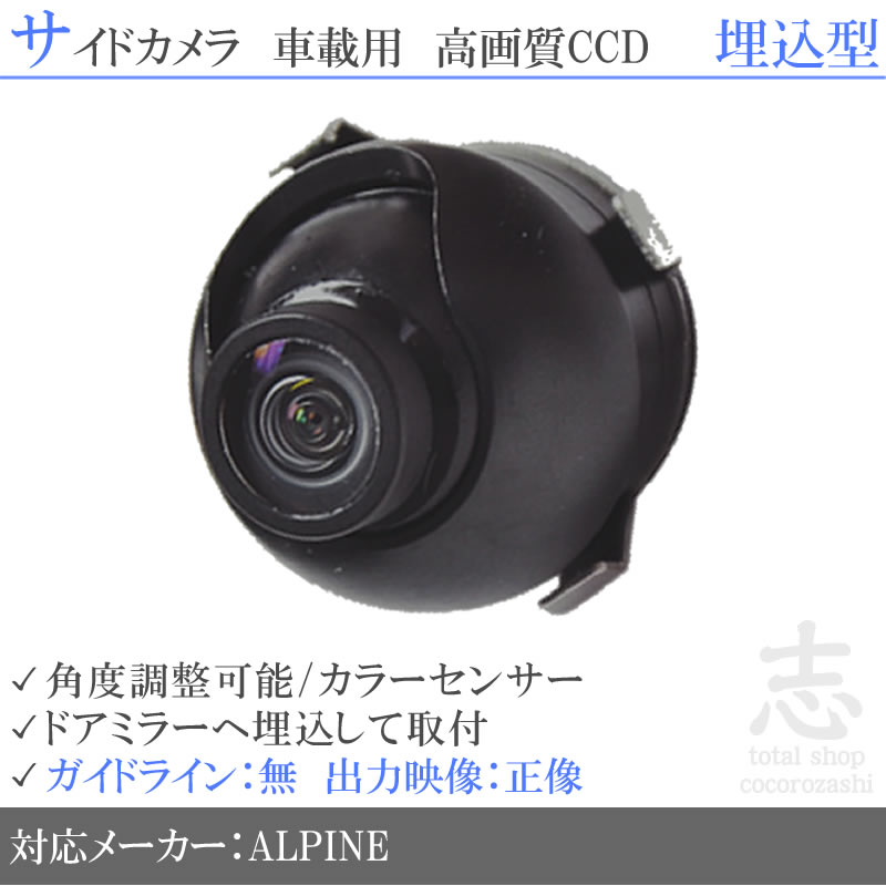 福袋 バースデイ ナビ アルパイン ALPINE 対応 高 広角170° 後付け サイドカメラ バックカメラ本体