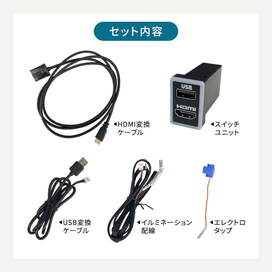 トヨタ アルパインナビ KCU-Y620HU HDMI ビルトイン USB 増設