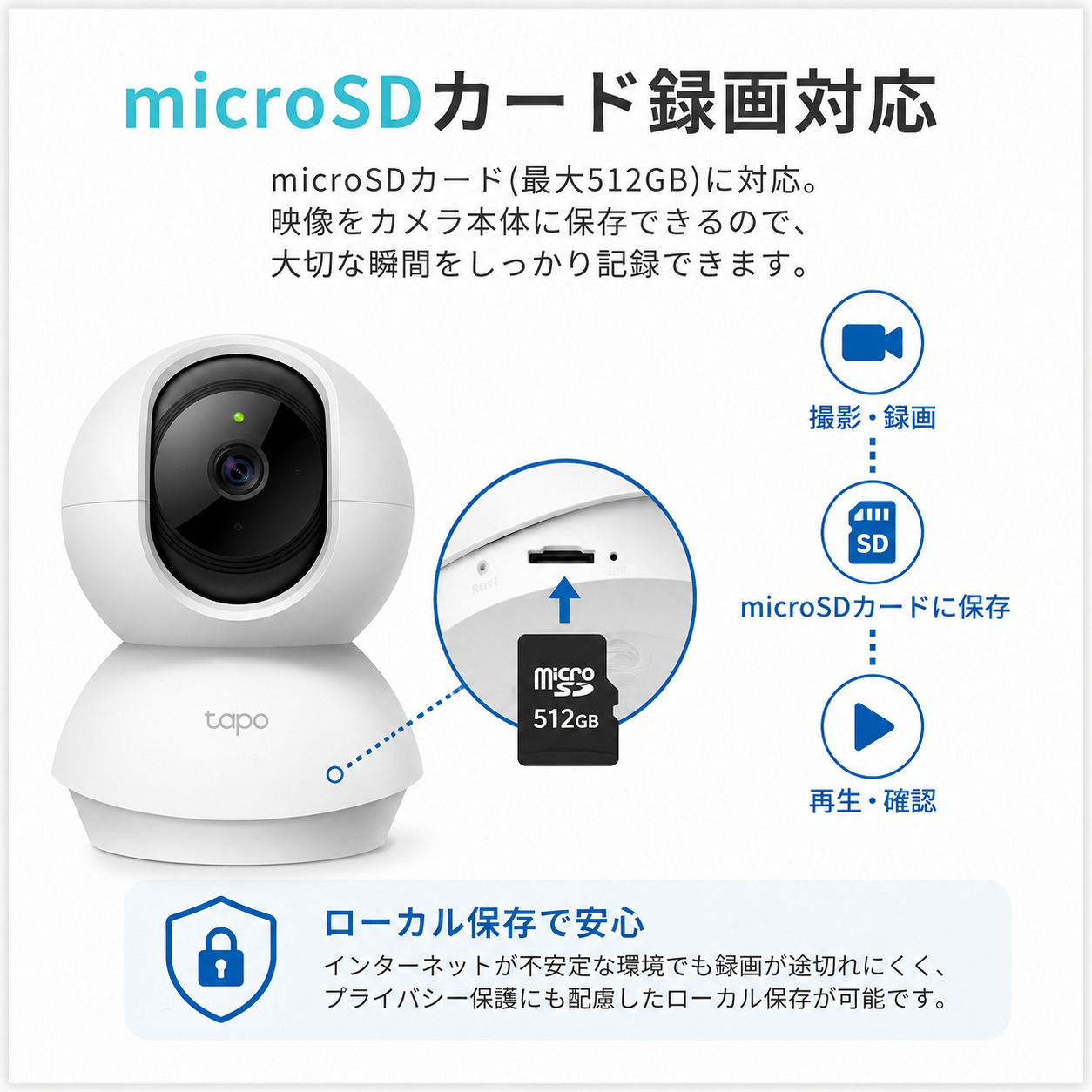 tapo Tapo C200 パンチルト Wi-Fiカメラ 室内 防犯カメラ ベビー