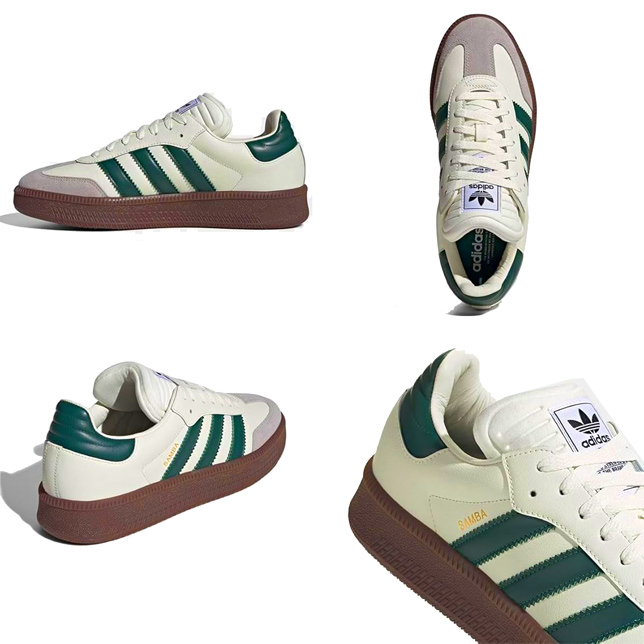 adidas Samba XLG Shoes - Green | Free Shipping with adiClub