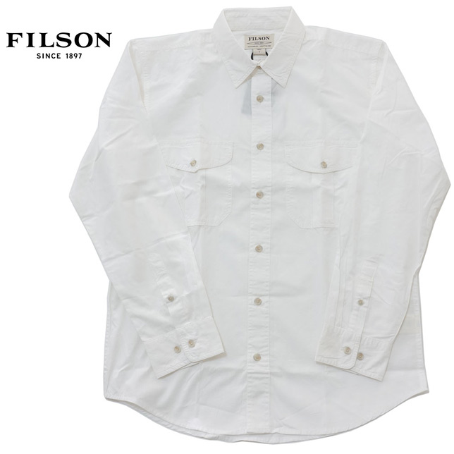 FILSON フィルソン ウォッシュド フェザークロス シャツ #89133 WASHED