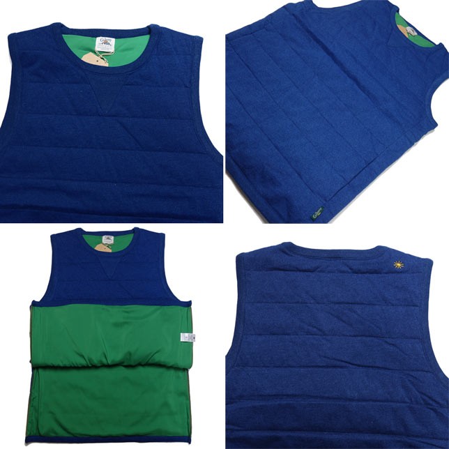 【GOHEMP】コットン・ヘンプ　ダウンベストS /ダウン80% フェザー20% GOHEMP】コットン・ヘンプ ダウンベストS /ダウン80% フェザー20