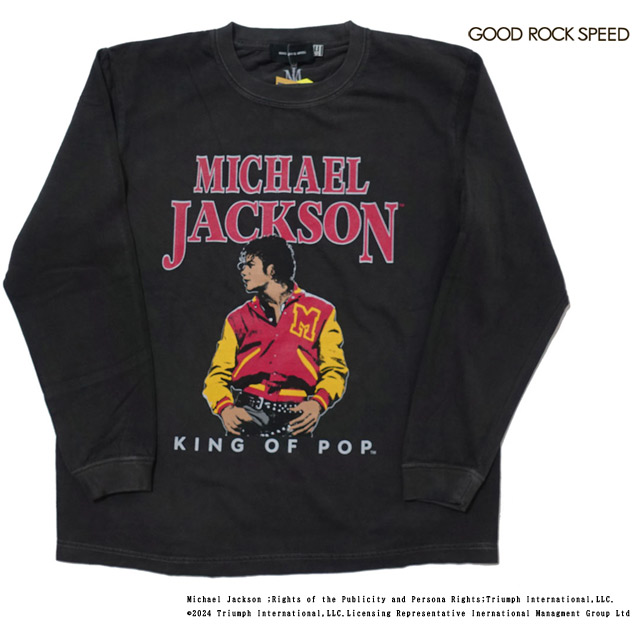 Ĺ긩ݻĮ  GOOD ROCK SPEED åɥåԡ ץT Ĺµ ޥ른㥯 T MICHAEL JACKSON KING OF POP TEE  L/S T ȥɥ 쥯ȥå Ź