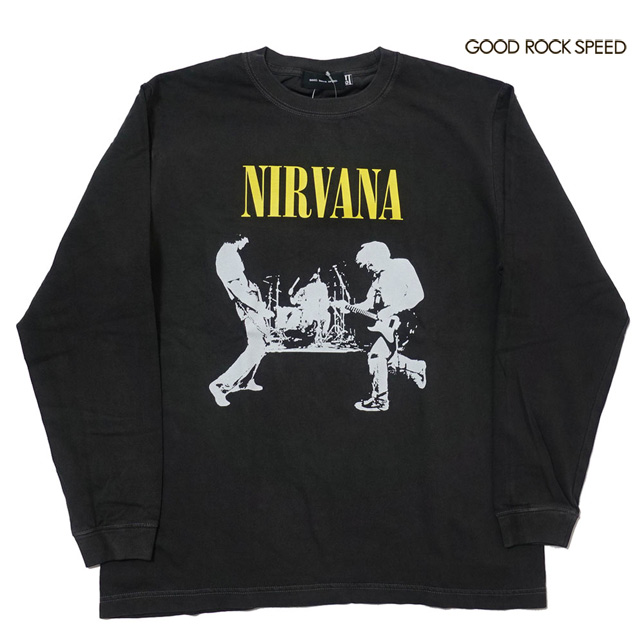 Ĺ긩ݻĮ  GOOD ROCK SPEED åɥåԡ ץT Ĺµ ˥ NIRVANA  LIVE LS TEE ץT  L/S Tȥɥ 쥯ȥå Ź