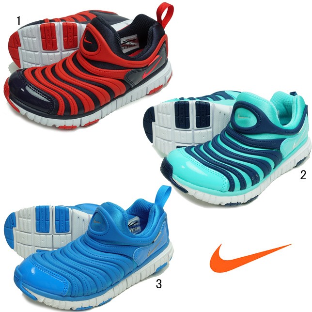 ナイキ ダイナモ フリー PS ジュニア キッズ スニーカー NIKE スリッポン 343738