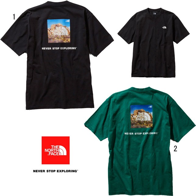 ノースフェイス ショートスリーブ スクエアロゴ ジョシュアツリーティー メンズ THE NORTH FACE NT31952 半袖 Tシャツ
