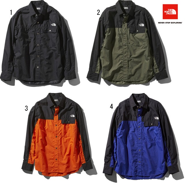 ノースフェイス L/S Nuptse Shirt ロングスリーブ ヌプシシャツ ナイロンシャツ NR11961 THE NORTH FACE
