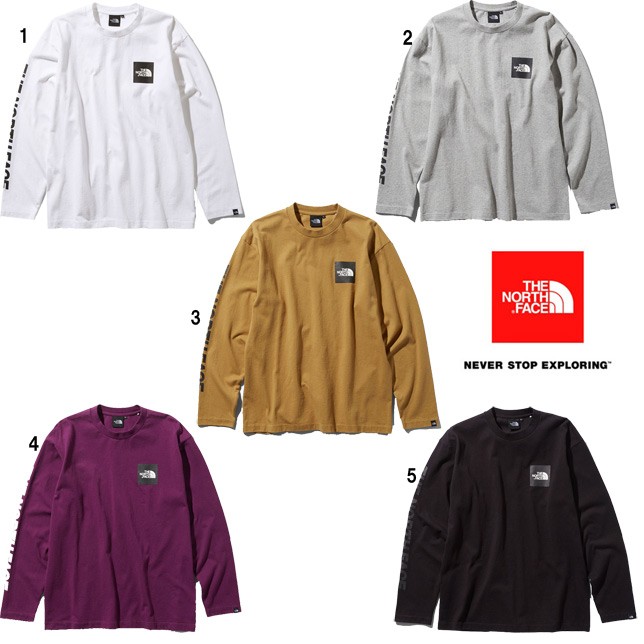 ノースフェイス ロングスリーブ スクエアロゴ ティー THE NORTH FACE NT81931 長袖 Tシャツ