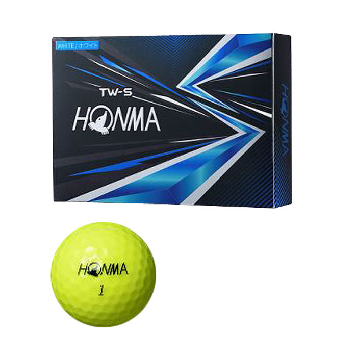 HONMA 本間ゴルフ TW-S ゴルフボール ホワイト イエロー 正規品 3ダース 36球 父の日 還暦祝い 誕生日 記念品 プレゼント コンペ賞品  景品 退職記念