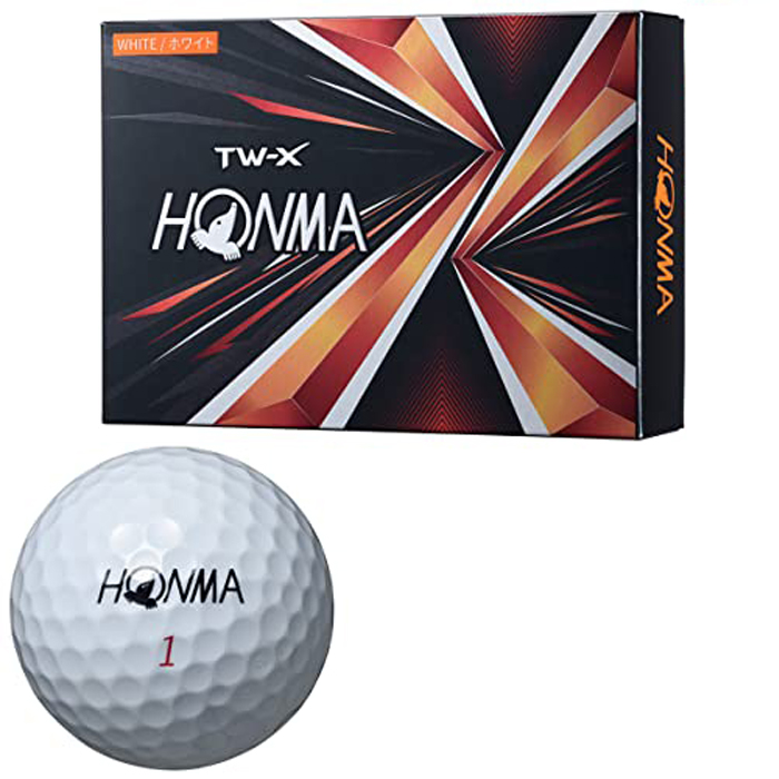 HONMA 本間ゴルフ TW-X ゴルフボール 3ダース（36球入り）ホワイト