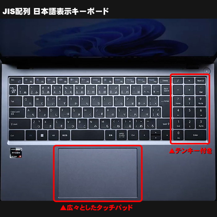 PASOUL 福袋 ノートパソコン 新品 パソコン AMD Ryzen5 7430U CPU 15型