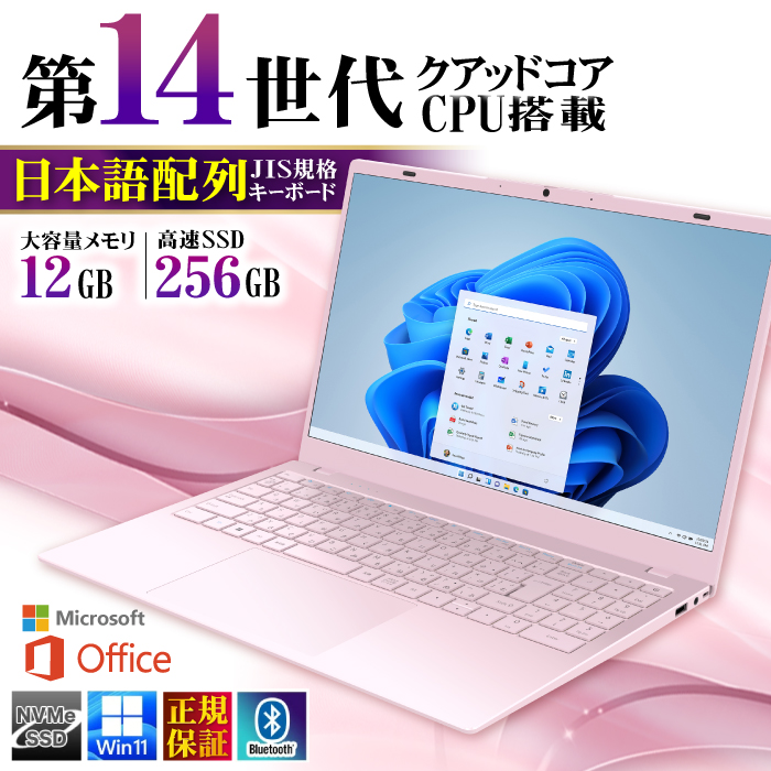 m[gp\R Vip\R Vi 14CPU Intel N150 eL[ 15^ 12GB SSD256GB Windows11 Microsoft office  ItBXt sN