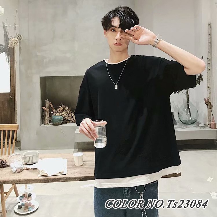 メンズファッション メンズ Tシャツ 半袖 無地 おしゃれ ビッグtシャツ ドロップショルダー オルチャンファッション 綿100 コットン Ts2308 Dialtnce Ts2308 Project 通販 Yahoo ショッピング