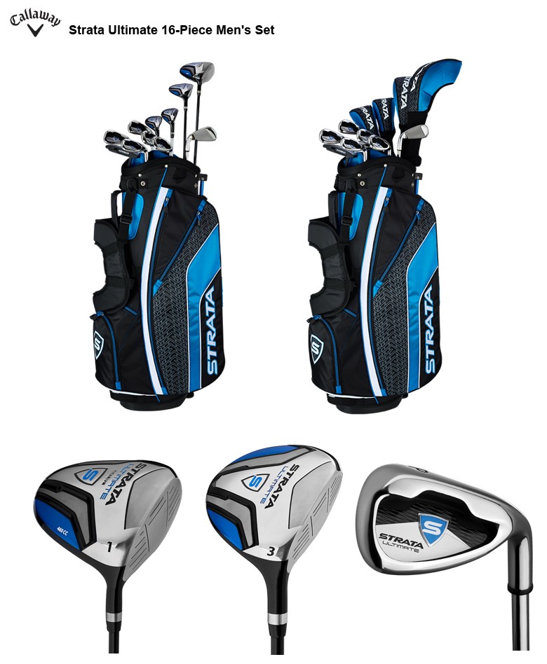 Callaway　STRATA ゴルフクラブセット 10本 Callaway（キャロウェイ） Callaway Strata Ultimate 16-Piece Men's