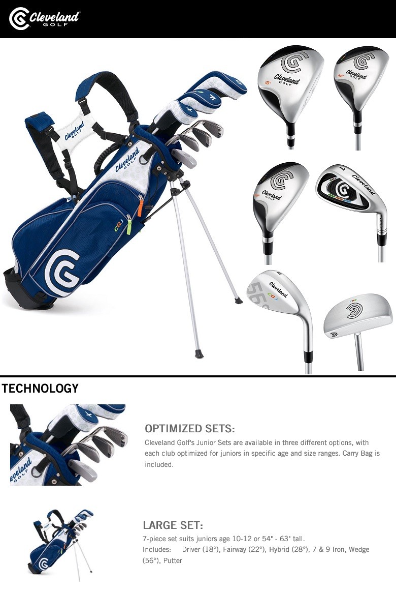 Cleveland Golf Large Junior Set クリーブランド ラージ ジュニア Cleveland Golf Large Junior Set クリーブランド ラージ ジュニア