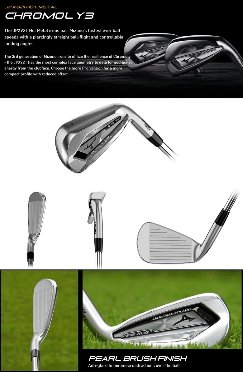 MIZUNO 在庫あり！Mizuno USA JPX921 Hot Metal Pro Iron ミズノ