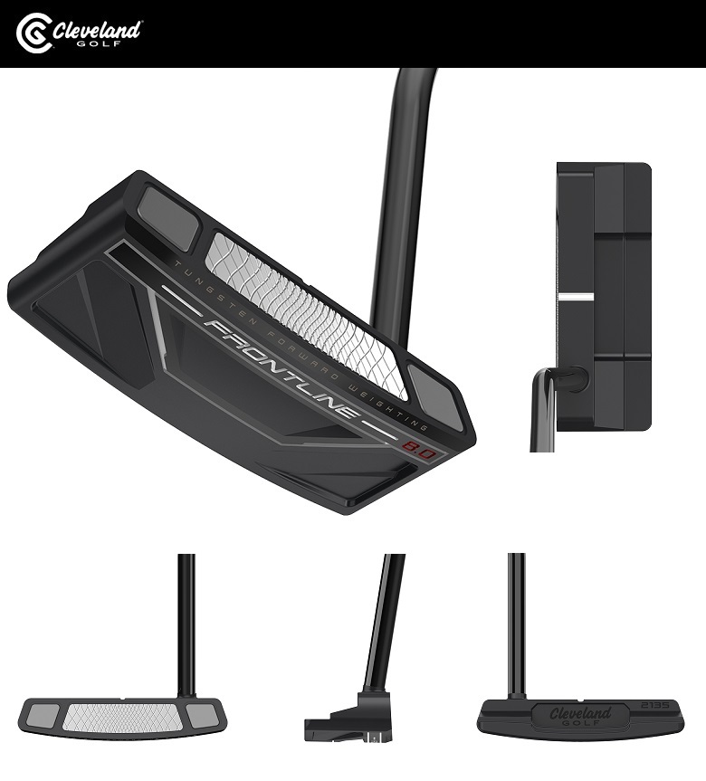 在庫あり！Cleveland Golf Frontline 8.0 Single Bend Putter