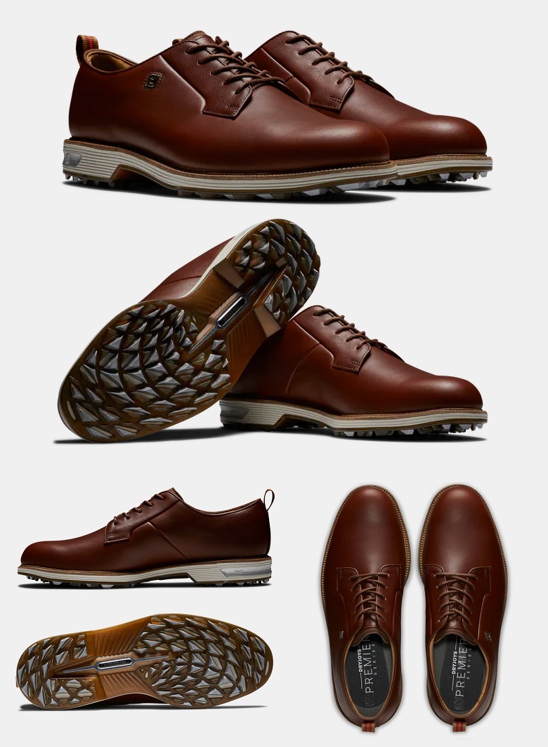 DRYJOYS PREMIER ゴルフシューズ(男性用) 即納可！FootJoy Premiere Series - Field Shoes (Brown) フットジョイ