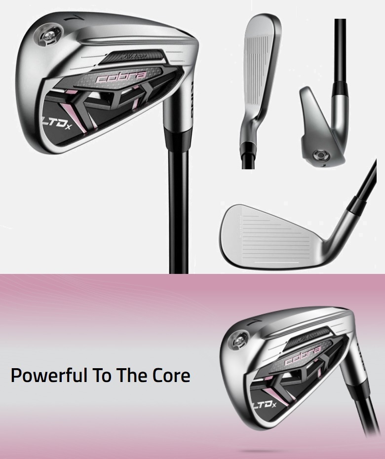 （レフティモデル）Cobra 5本セット Golf Women's LTDx Iron コブラゴルフ Women's リミテッド クラブ