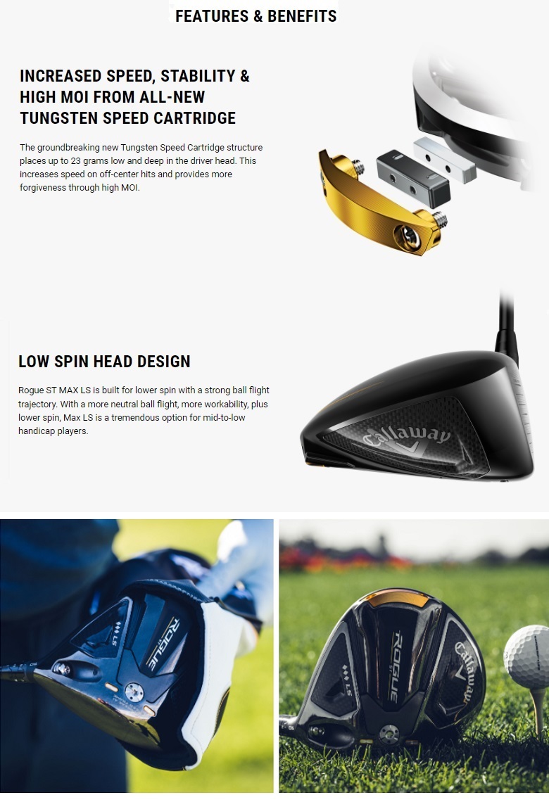 Callaway Rogue ST トリプルダイヤLS USモデル ※レフティ Callaway（キャロウェイ） 即納可！（レフティモデル）Callaway Rogue